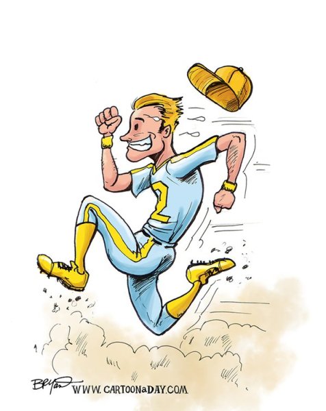 Бегуны карикатура