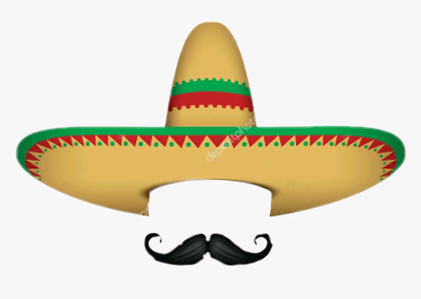 Мексиканская шляпа и усы