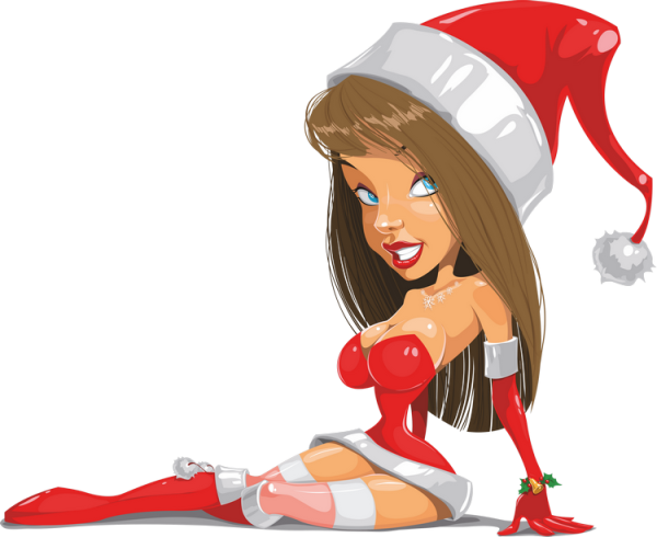 Смешная Снегурочка