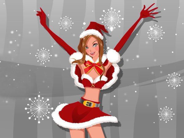 Веселые Снегурочки