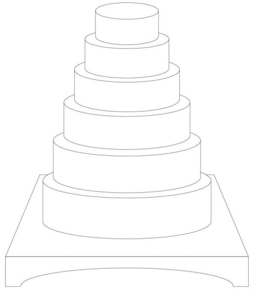 Раскраска торт