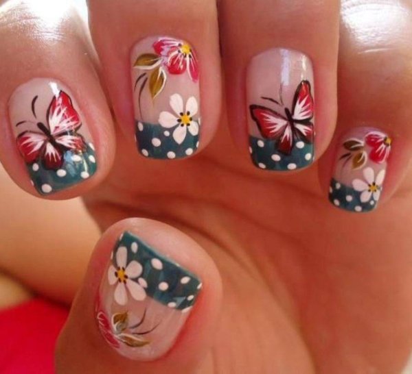 Нежный маникюр