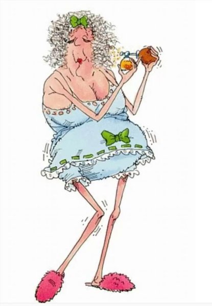 Рисунки женщин смешные