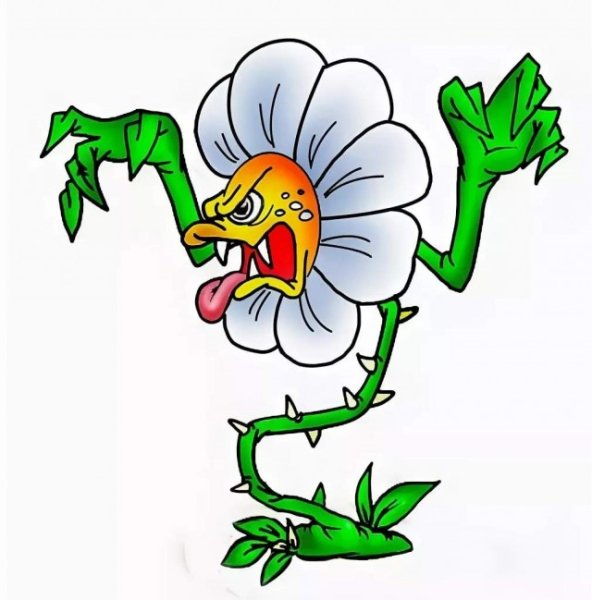 Сорняки мультяшные