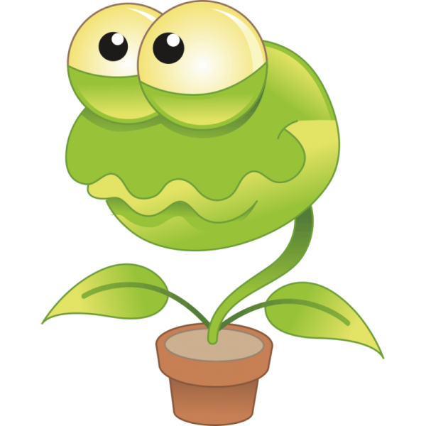 Мультяшное растение