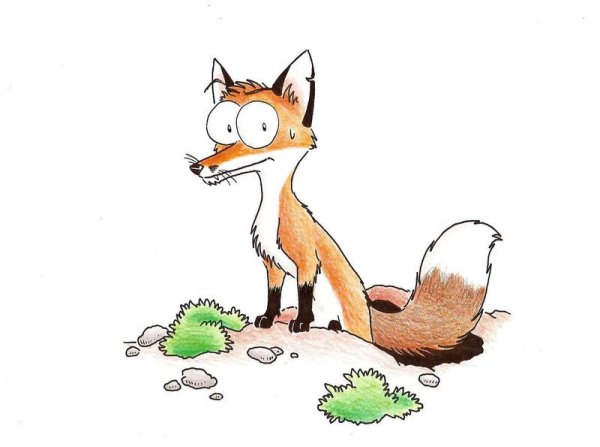 Испуганный Лис