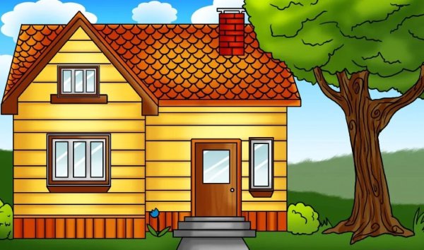 Нарисовать дом