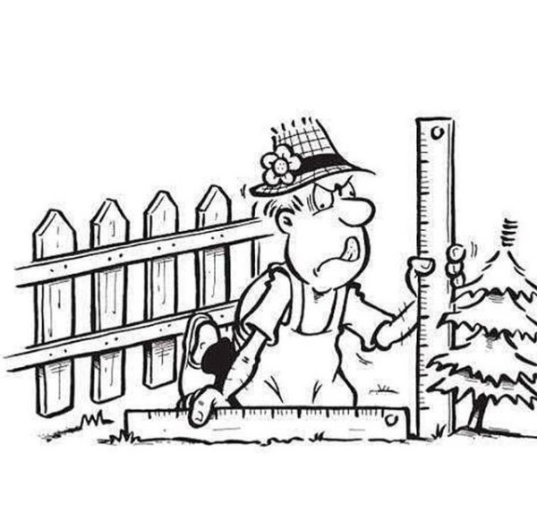 Забор карикатура