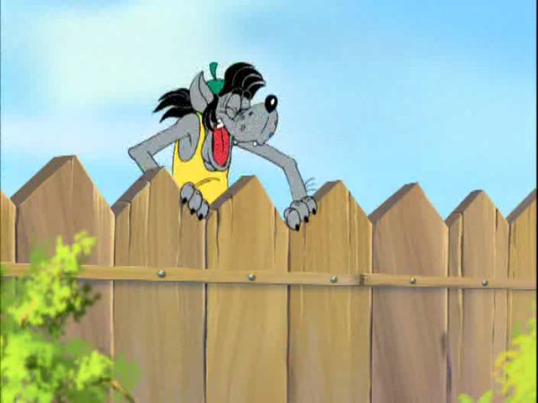 Забор из мультика