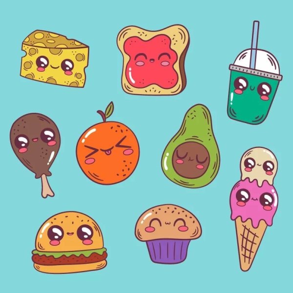 Рисунки еды