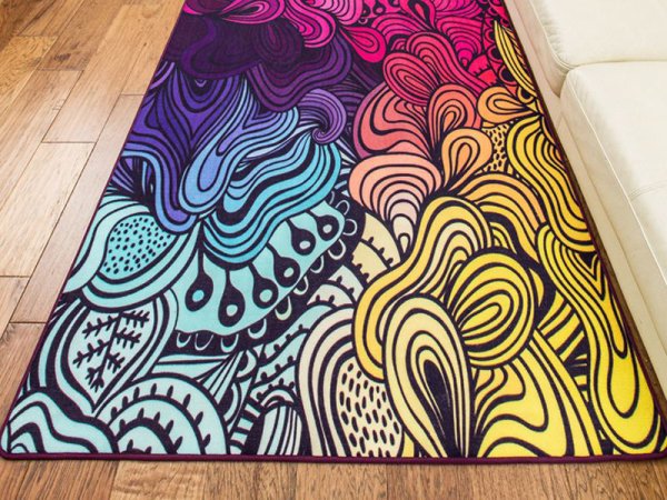 Современные яркие ковры