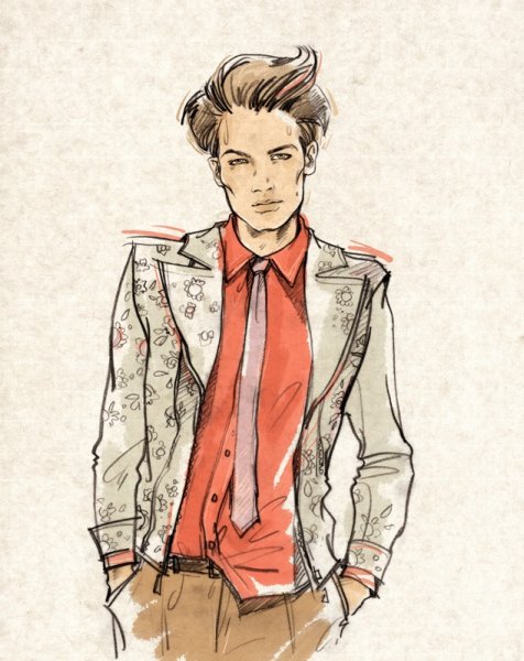 Нарисовать парня