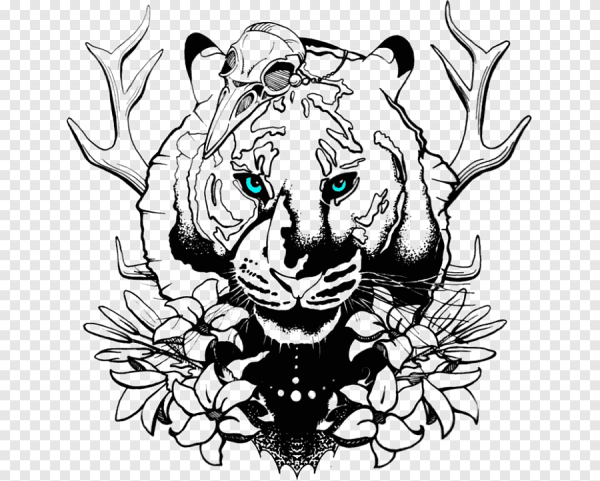 Тату чёрно белые эскизы