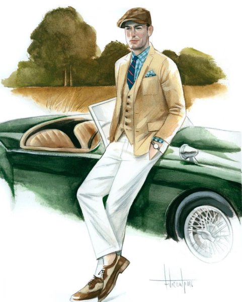 Мужчина рисунок