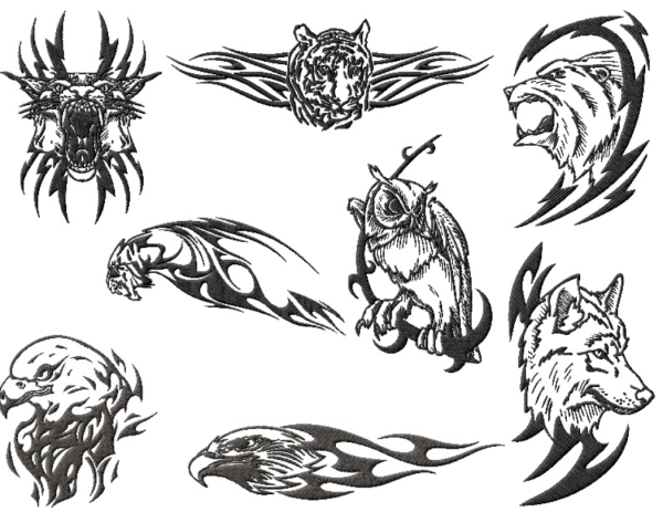 Тату эскиз животное