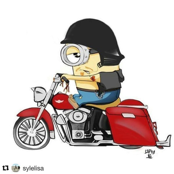 Байкеры мультяшные