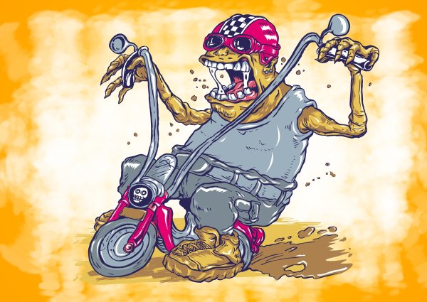 Бешеный мотоцикл