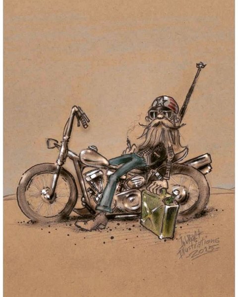 Байкер стимпанк