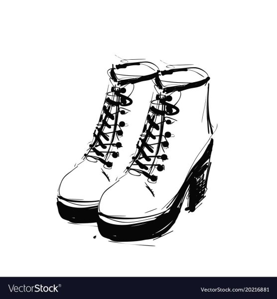 Эскиз ботинок