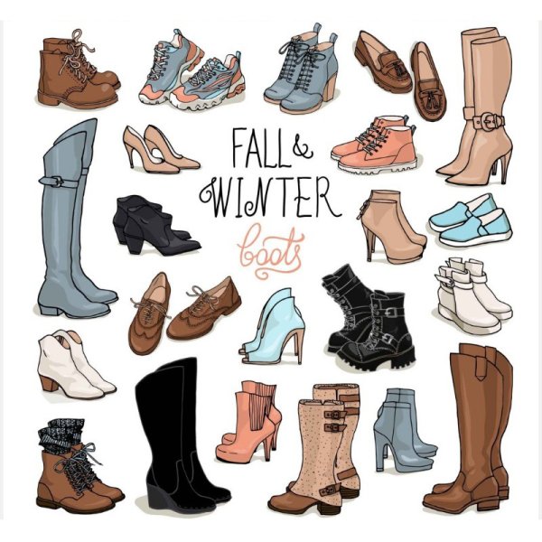 Разнообразная обувь