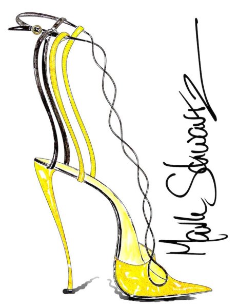 Дизайнер обуви иллюстрации