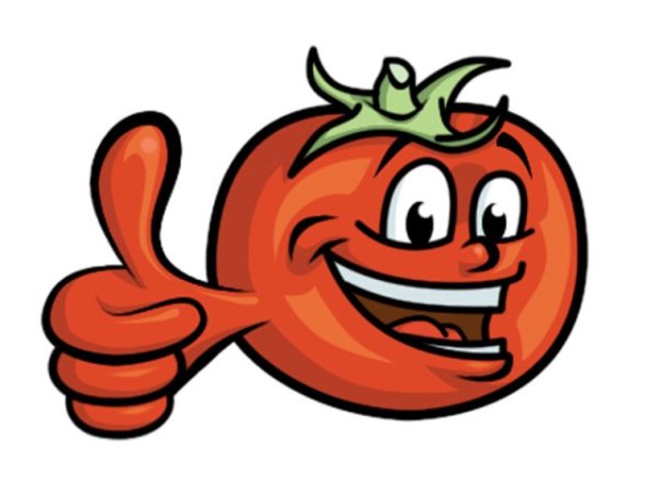 Помидор с рожицей