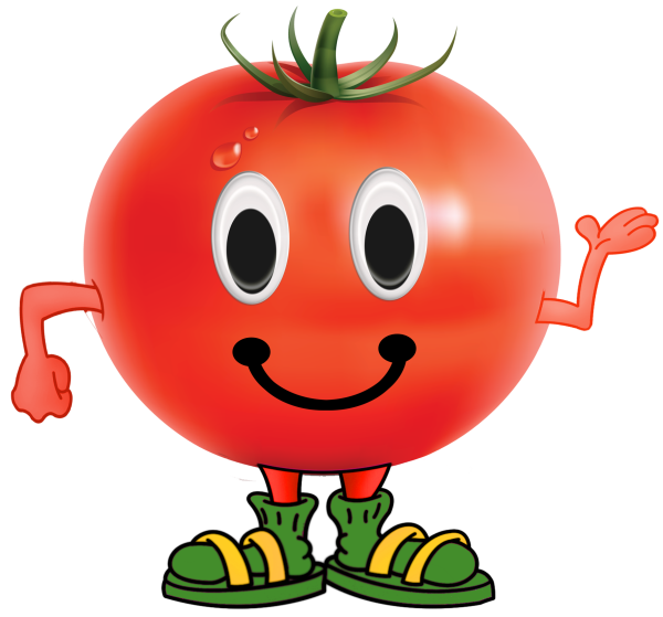 Веселые овощи и фрукты