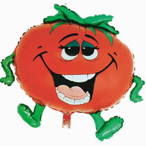 Помидор улыбается