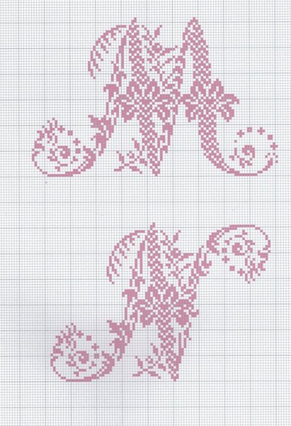 Монограммы простые для вышивки