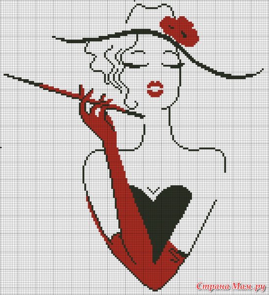 Монохромная вышивка