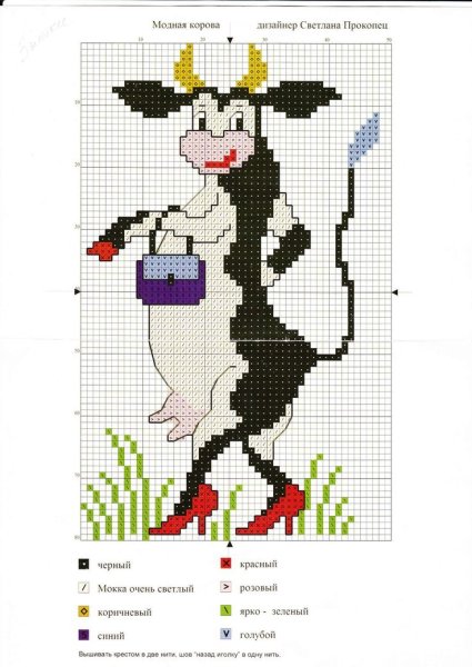 Контурная вышивка