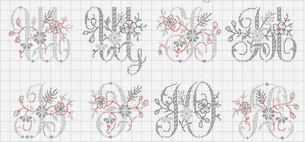 Контурные рисунки для вышивки