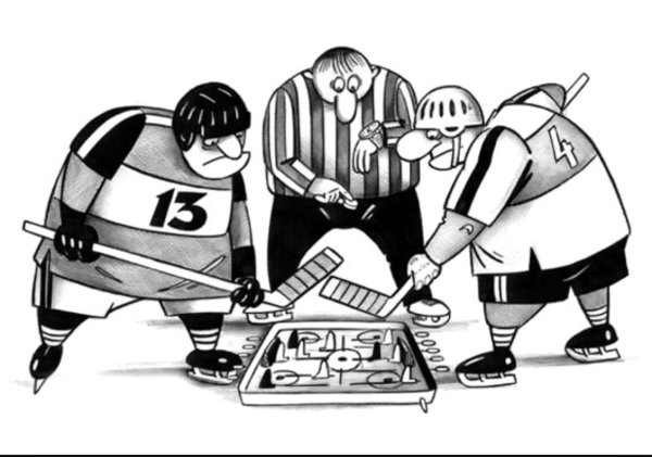 Смешной хоккеист