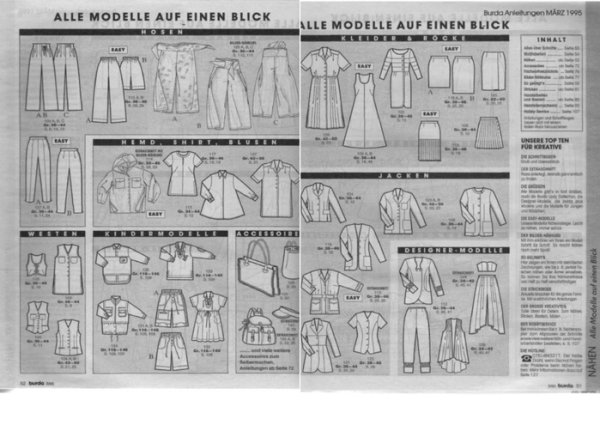 Парад моделей Бурда 1995