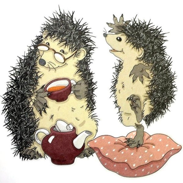 Ежик иллюстрация