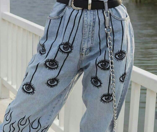 Разрисованные штаны