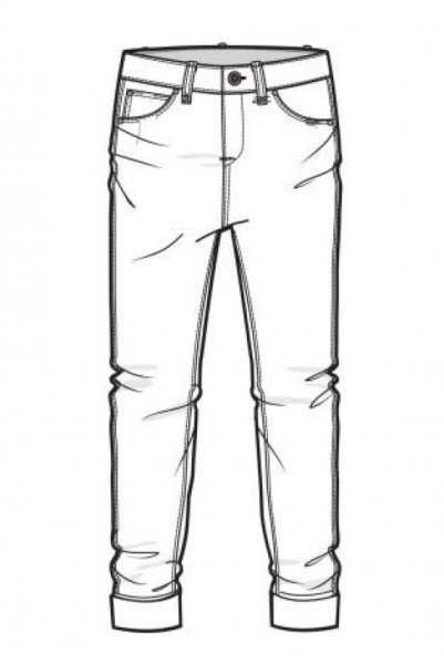 Джинсы раскраска