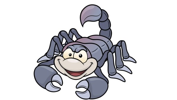 Скорпион мультяшка