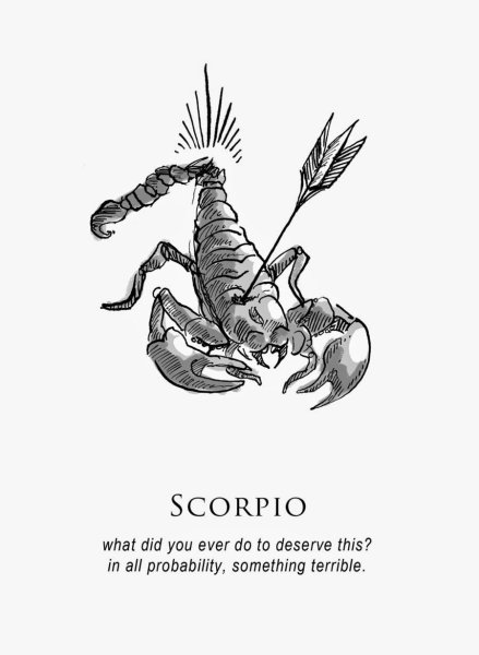 Эскизы тату по знаку зодиака Скорпион