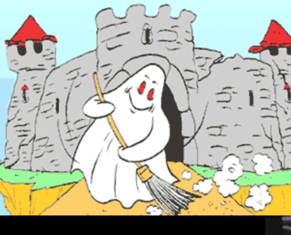 Смешное привидение рисунок