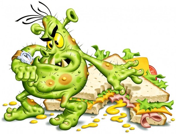 Микробы мультяшные