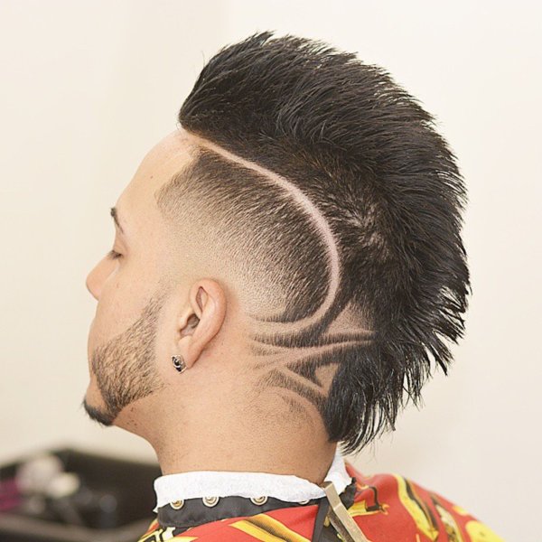 Мужские стрижки с рисунком