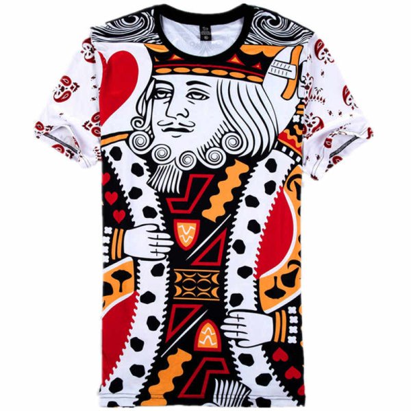 Мужская футболка 3d Poker XL