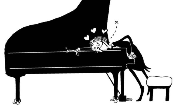 Пианист карикатура