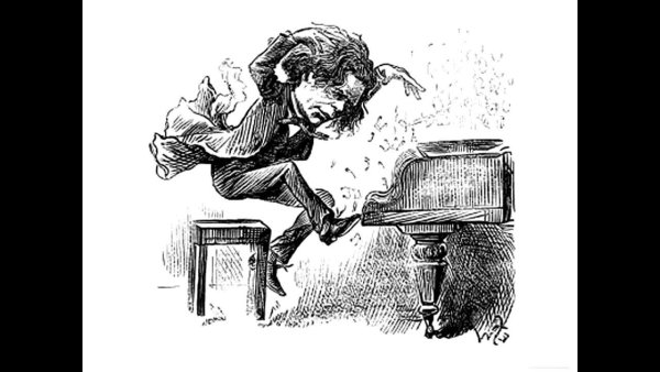 Антон Рубинштейн за роялем