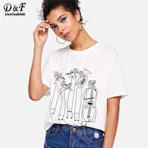 Футболка женская с принтом