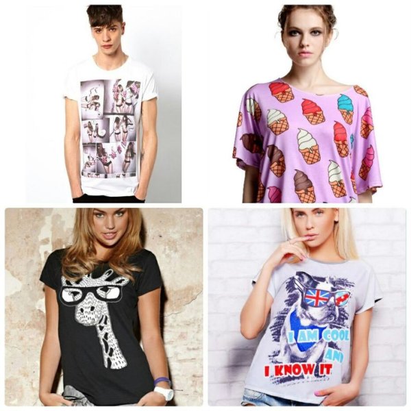 Дизайнерские футболки женские