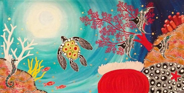 Барьерный риф рисунок