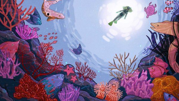 Подводный мир рисунок