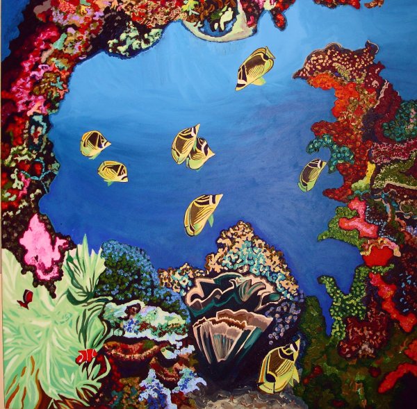 Коралловый риф картина